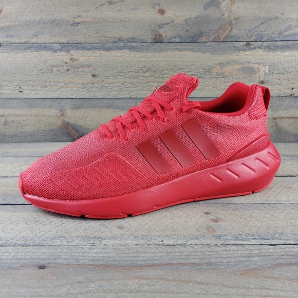 adidas Swift Run 22 Men's Running Shoes Vivid Red/Atered Amber - Picture 2 of 11